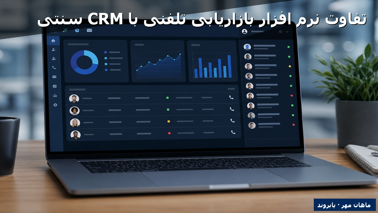 تفاوت نرم افزار بازاریابی تلفنی با CRM سنتی